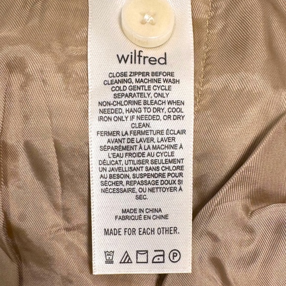 Wilfred (Aritzia) | Effortless Cropped Pant | 10 | Claudine | High-rise | Preppy - Picture 3 of 13